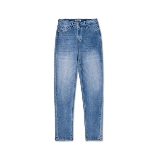 Pantalón Jean Mujer Triblend Stretch Denim Mid-Rise Skinny
